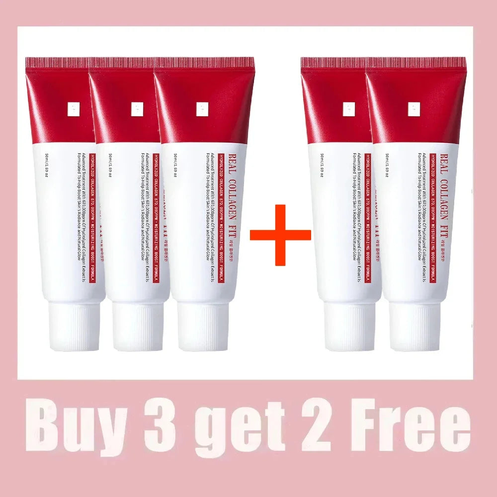 Real Collagen Fit, Wrapping Mask, Collagen 670,000ppm, Peel Off Facial Mask for Elasticity, Hydrating, Glow, Glass Skin