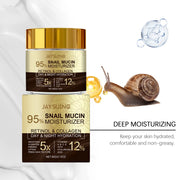 95% Snail Mucin Moisturizer Collagen Rejuvenating Anti Aging Wrinkles Firm Lift Brighten Retinol Hyaluronic Acid Day Night Cream