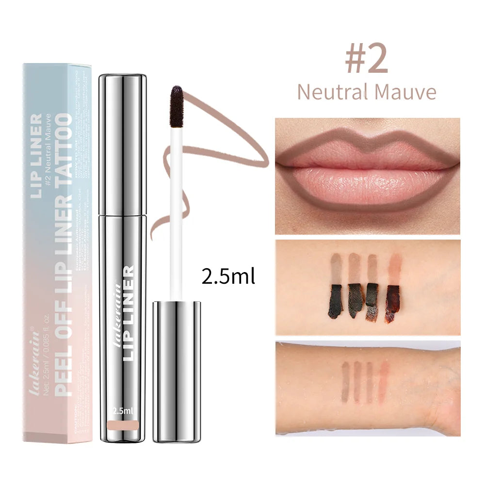 4 Colors Peel Off Lip Liner Waterproof Long Lasting Lipliner Pencil Moisturising Lips Gloss Tattoo Lipgloss Lipsticks Cosmetics
