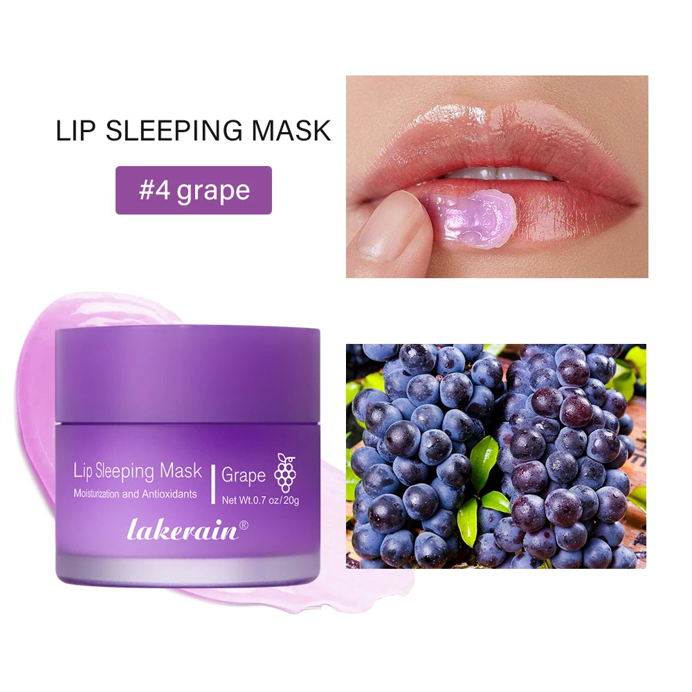 Lip Sleeping Mask Nourishing Overnight Lip Treatment Vitamin C Moisturizer Butter Hydrating Dry Flaky Lips Skin Care