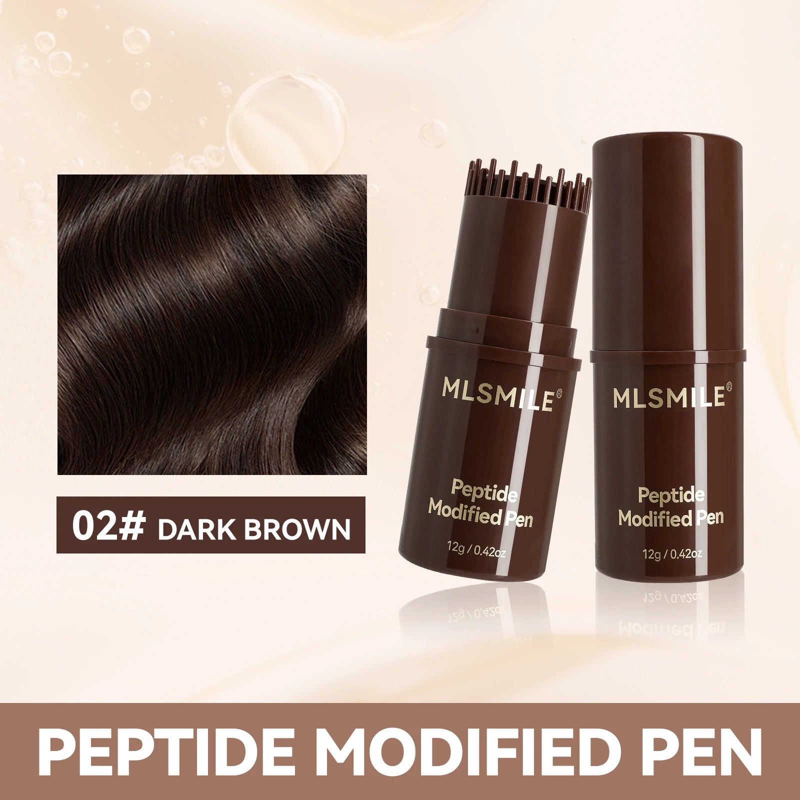 MLSMILE Multifunction Peptide Hair Dyeing Stick Hair Care And Repair No Objectional Odor Hair Color Cream 2025 New