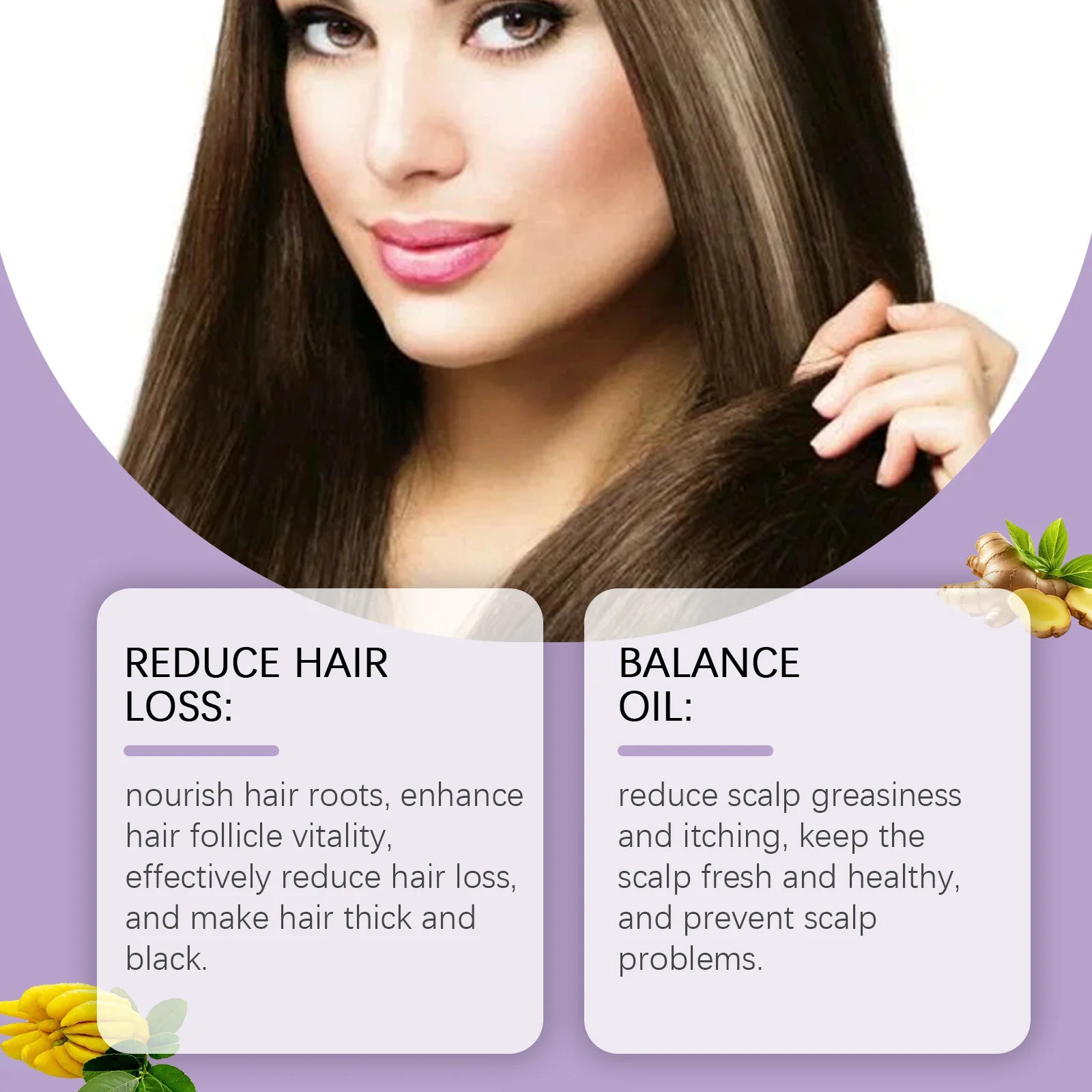 Hair Thicker Serum Strengthen Hair Roots Repair Damaged Hair Anti-Frizz Nourishing Soothing Scalp Smooth Volumizing Hair Serum