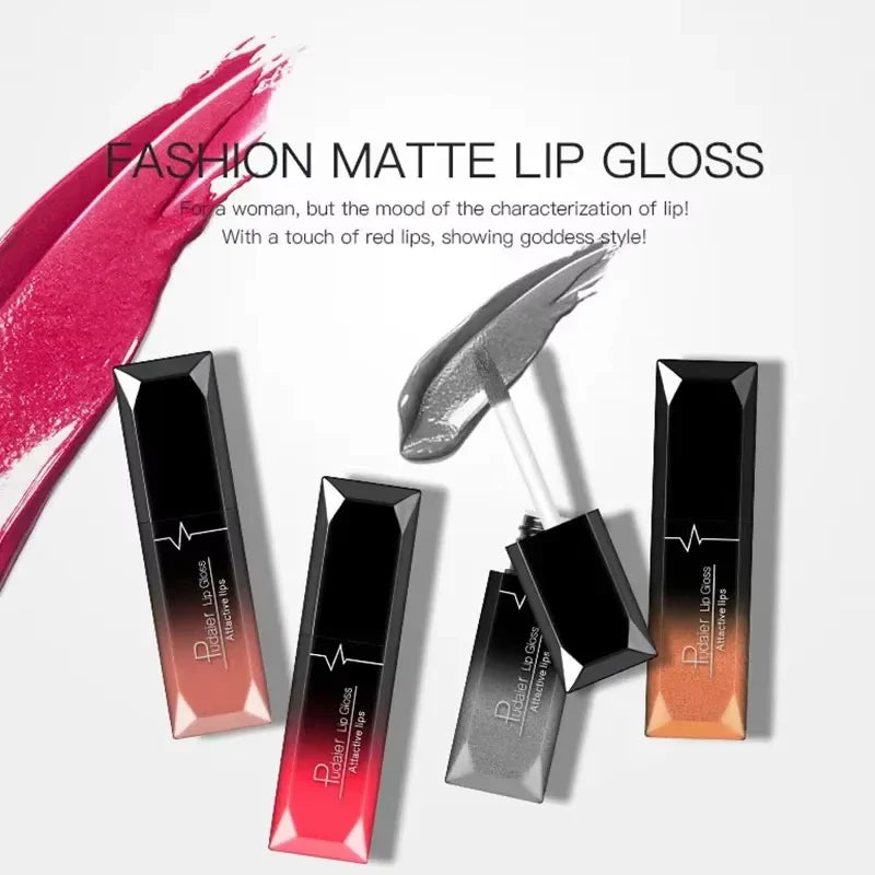 Velvet Matte Liquid Lipstick Waterproof 17 Long Lasting Colors Non Stick Cup Kissproof Smooth Soft Lip Tint for Girls