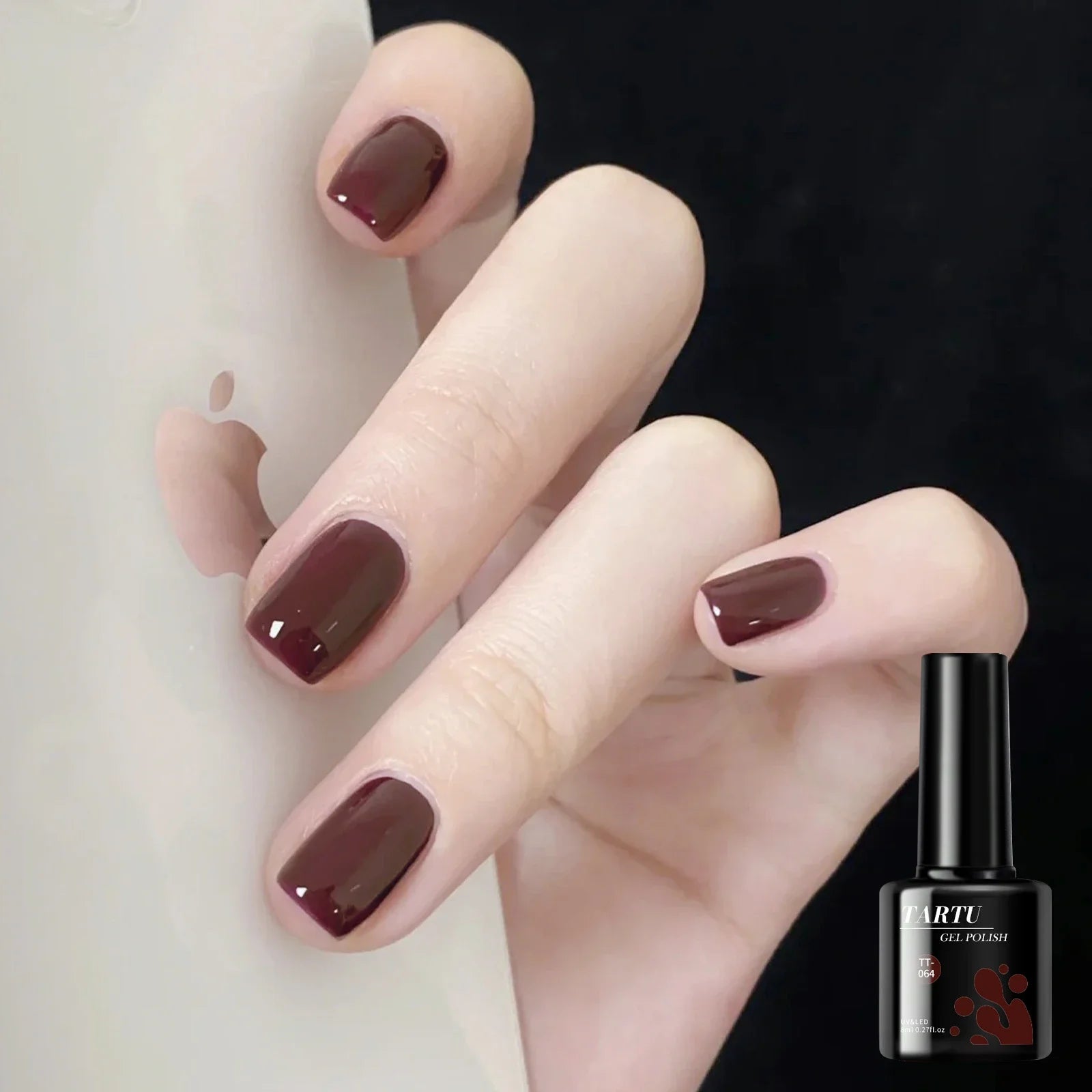 1PC 8ML Jelly Natural Gel Nail Translucent Black Pink Blue Purple Gel Polish UV/LED Soak Off Gel Polish for DIY Holiday Gift