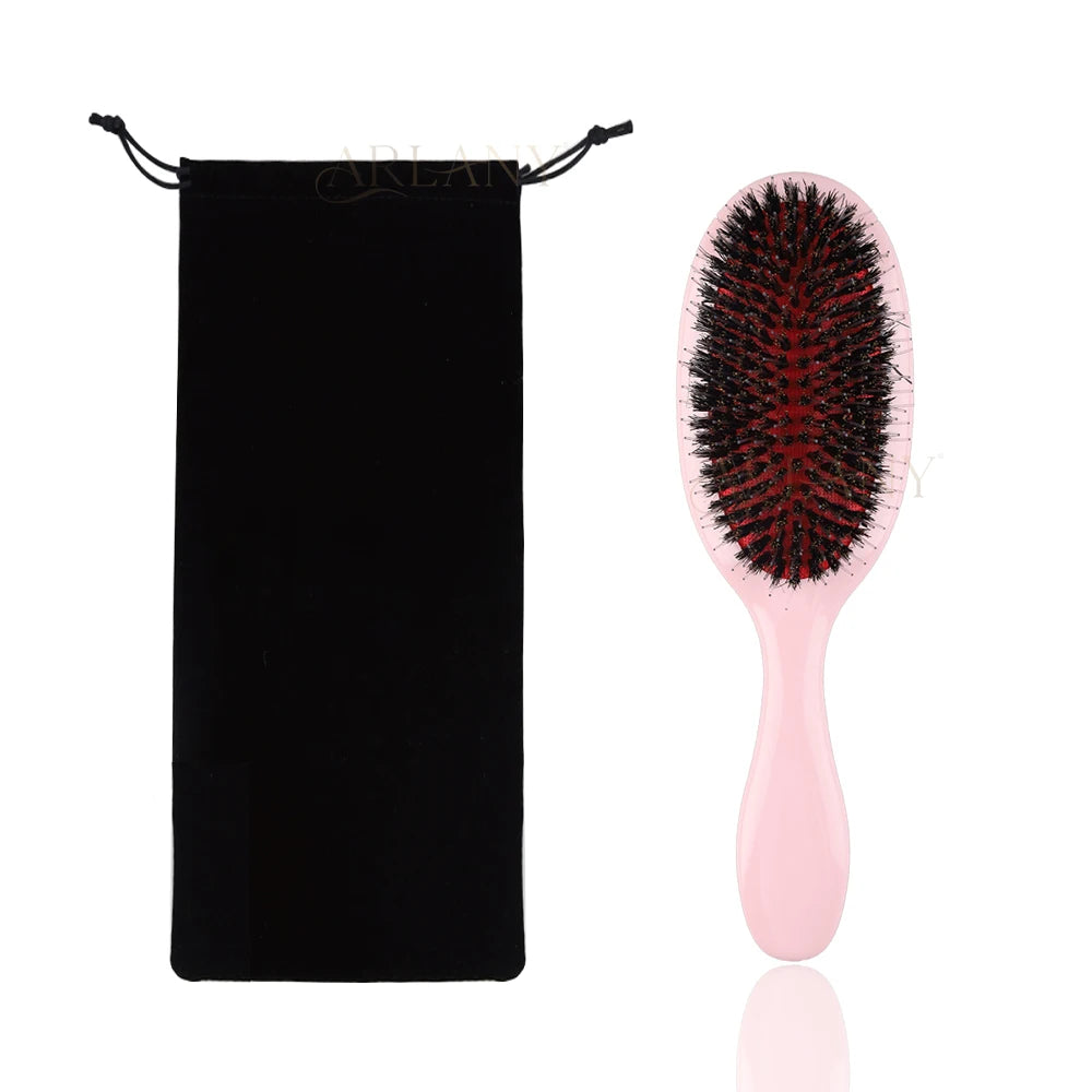 ARLANY Boar Bristle Hair Brush Massage Comb Hair Styling Tool Hair Beauty Salon Accessories Hairdressing Hair Extensions Tool