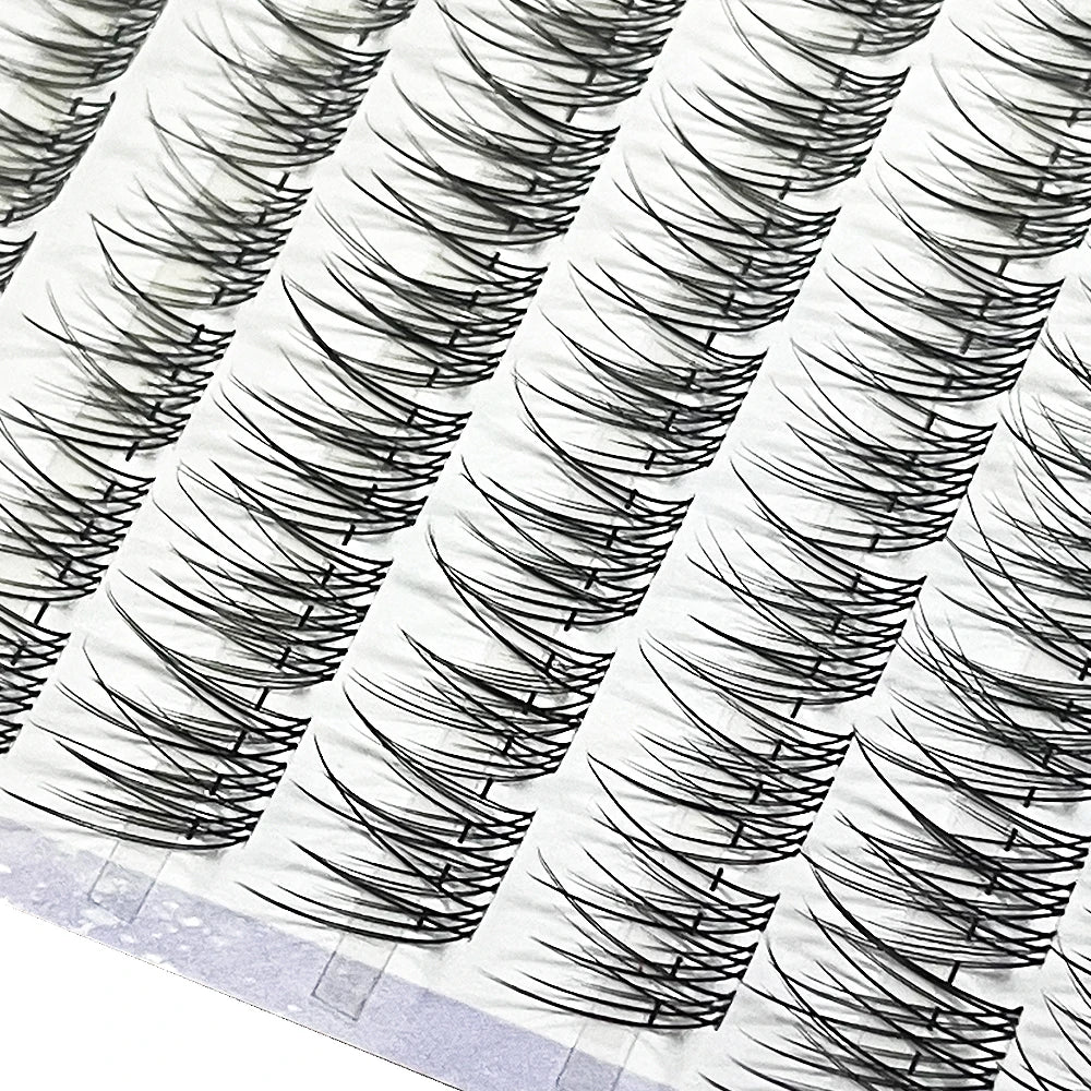 1 Box/120 Bunches segmented Fish Tail Eyelashes Individual Eyelash Cluster Natural Eyelash Extension False Lashes Makeup Tool