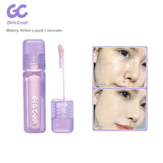 Girlscrush Liquid Concealer  Moisturizing Brightening Conceal Pore Watery Velvet Longlasting Cover Red Streaks Face Oily Skin