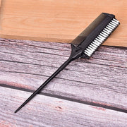 Professional Hairdressing Double Side Dye Comb with Nylon Hair Drying Brush Tinting Combs Hair Color Brush Hair Styling Tools