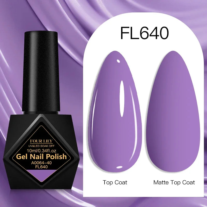 10ml Gel Nail Polish 162 Colors Nail Supplies Vernis Semi Permanent Nail Art Manicure Soak Off LED UV Gel Nail Varnishes Summer