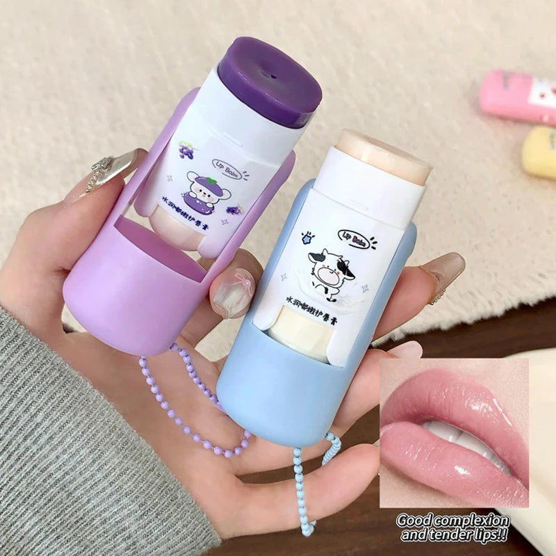 SHAQINUO Lip Balm 9g Moisturizing Deep Hydrating Anti-Dry Crack Repair Lip Lines Student Colorless Lip Care