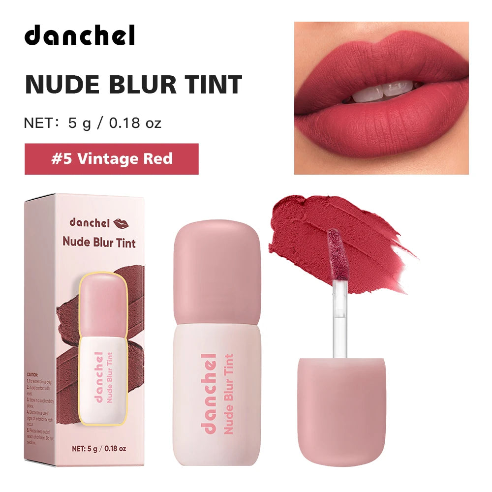 Nude Blur Tint Smudge-proof Visibly Smooths Lip Lines Airy Matte Texture Lip Gloss Wide Range of Shades 2-in 1 Lip & Cheek Tint