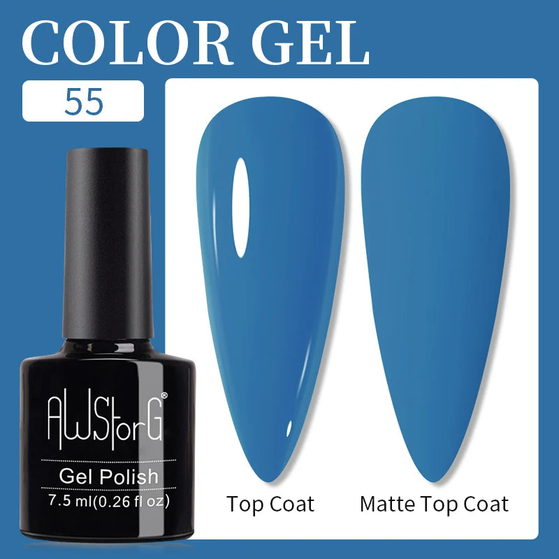 AWStorG Intense Rainbow Cat Eye Gel 5ml Holographic Laser Magnetic Nail Gel Soak Off UV LED Gel Polish Shiny Rainbow Manicur