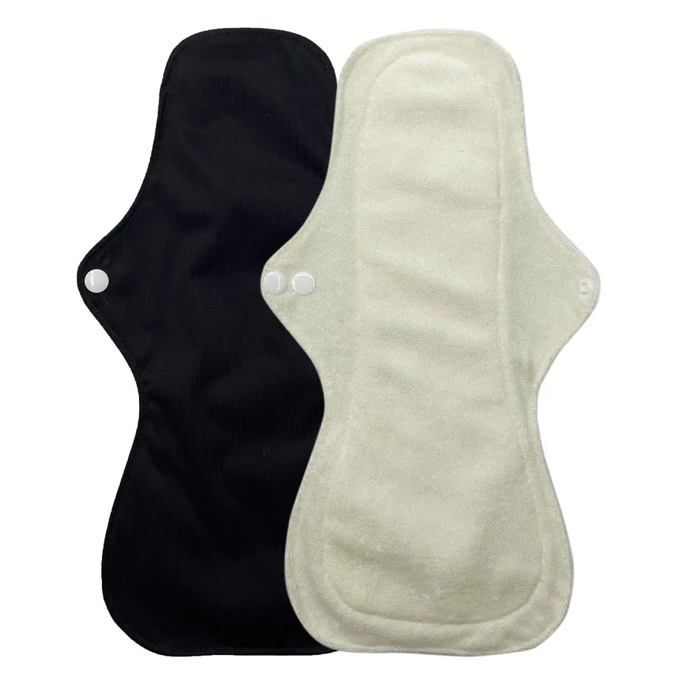 women reusable menstrual pads for monthly night use heavy flow organic bamboo cloth washable sanitary napkins towels large size