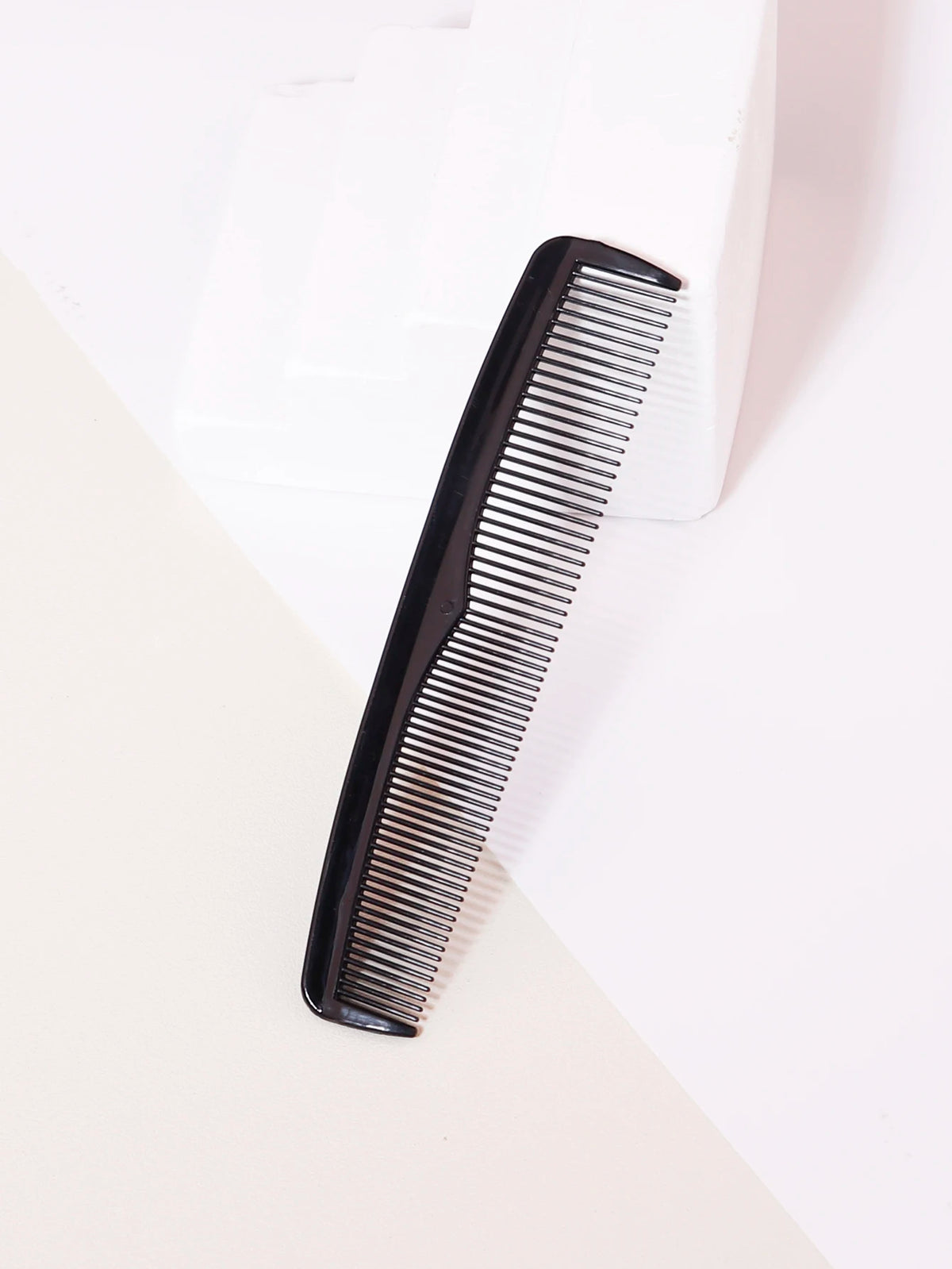 12pcs portable plastic anti-static double-sided dense toothed hair combs salon hair comb tools Special for real hair wigs