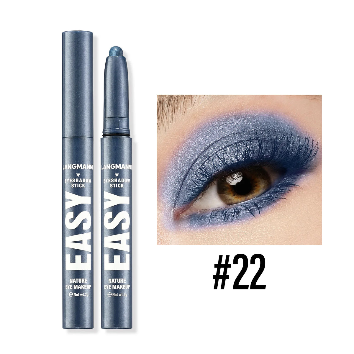 Multi Color Matte Pearlescent Eye Shadow Stick, Eyeliner Pen And High Light Pen, Smooth And Natural Color