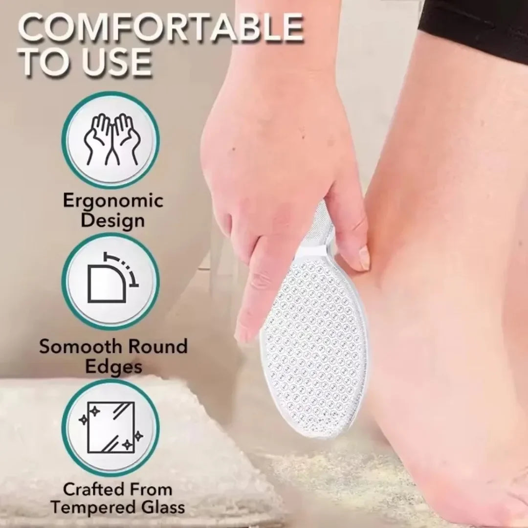 Nano Glass Foot File Double-sided Exfoliating Foot Grinder Hard Dead Skin Callus Remover Foot Scrubber Pedicure Feet Care Tools