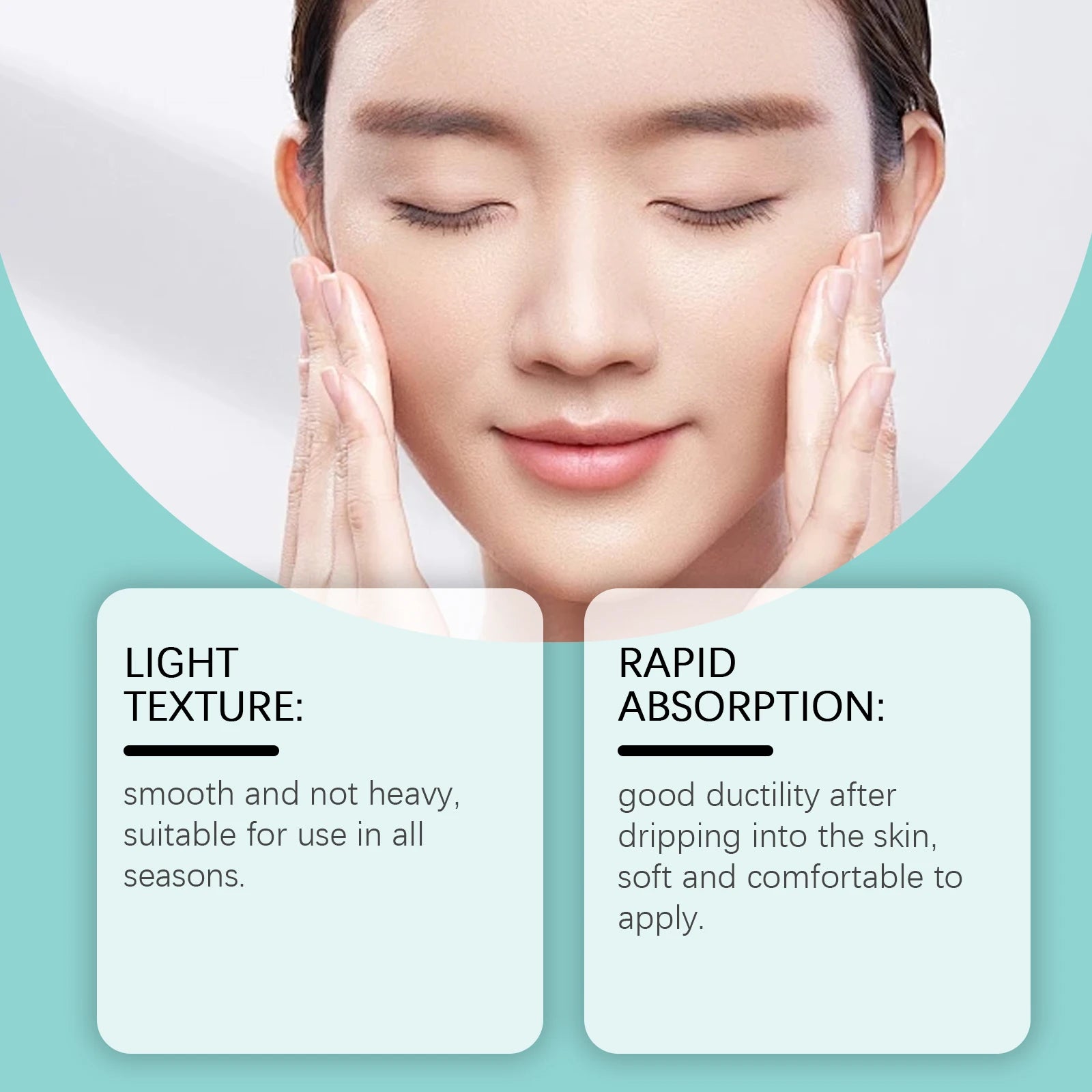 Hoygi 30ml Hyaluronic Acid Hydrating Serum Deep Moisturize Firm Brighten Relieve Dry Skin Boost Elasticity Even Tone Face Essenc