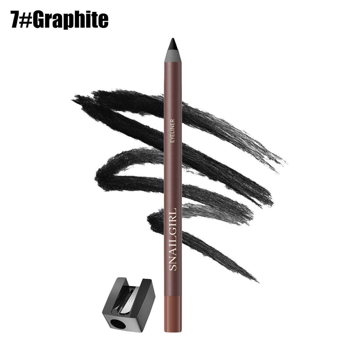 Waterproof Black Brown Eyeliner Gel Pencil Ultra-fine Matte Smooth Quick Dry Non-Smudge Easy Wear Eyeliner Pen Makeup for Eyes