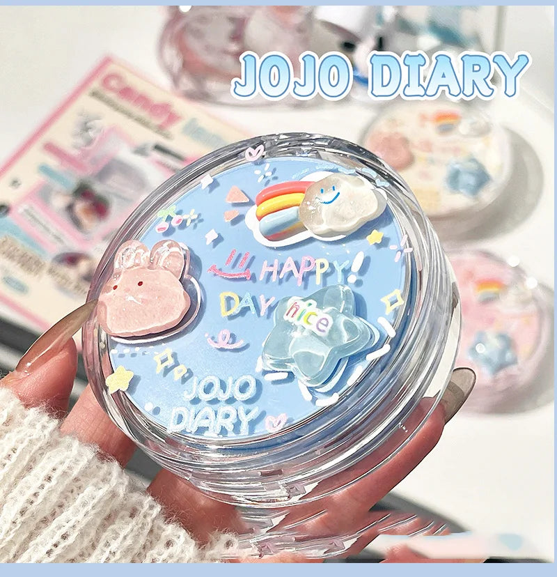 JOJO Diary Korean Hydrating Air Cushion BB Cream Concealer Moisturizing Lasting Moisturizing No Stuck Waterproof and Sweat-proof