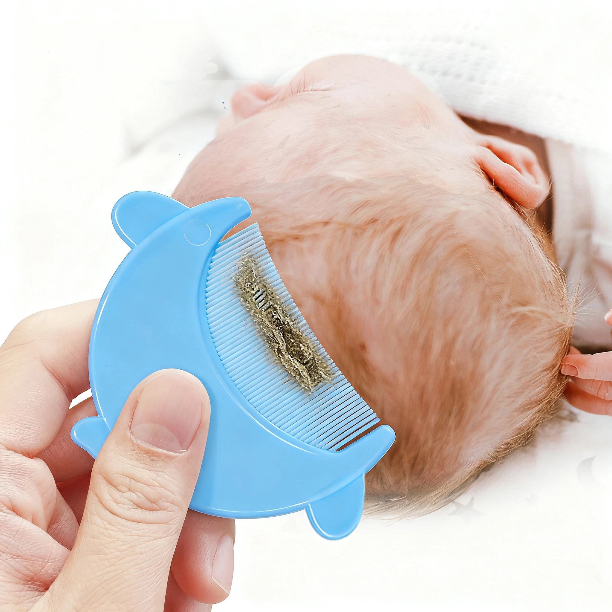 New Baby Hair Comb Accessories Cartoon Cute Comb Infant Bathing Soft Comb Newborn Hair Cleaning Supplies Silicon Head Massage