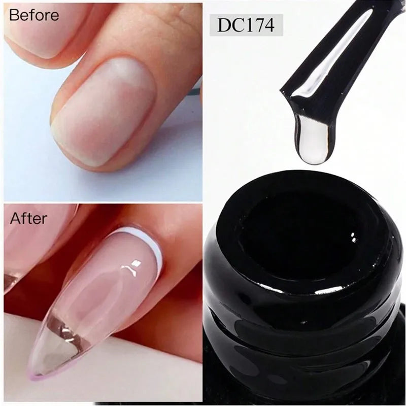 Milky White Quick Extension Gel Nail Polish Nude Pink Construct Hard Gel Semi Permanent Acrylic Extension Varnish Nail Supplies