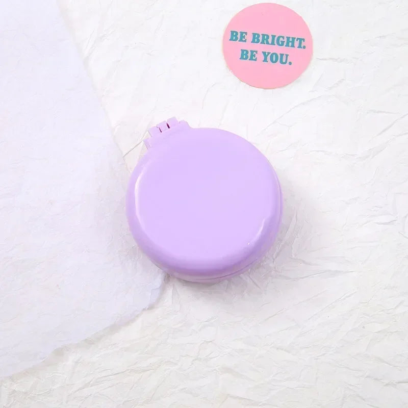 1 Pcs Small Size Hair Comb With Folding Mirror Traveling Portable Massage Folding Comb Women Girl Hair Brush Styling Tools