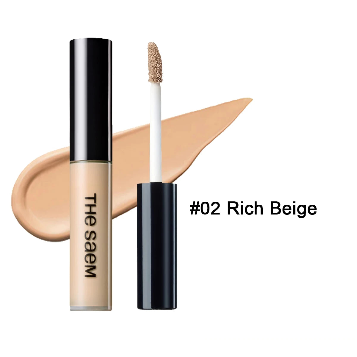 The Saem Cover Perfection Tip Concealer,Smooth Texture,Luxury Makeup,Long-Lasting & Non-Creasing,Korean Cosmetic,Korean Makeup