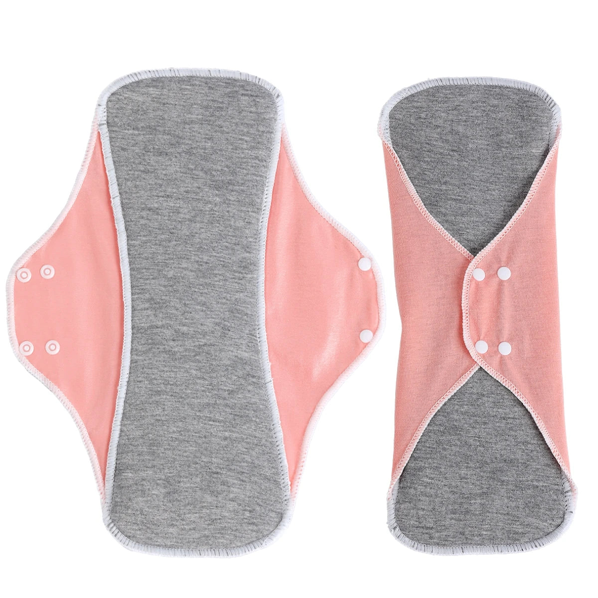 2PCS Large Reusable Graphene Incontinence Pads Heavy-flow Menstrual Cotton Panty Liner Cloth Tampons Urinary Sanitary Pads