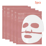 1/2/5pcs Bio-Collagen face Mask Hydrating Overnight Hydrogel Moisturizing Facial Mask VC Whitening Anti aging Skincare