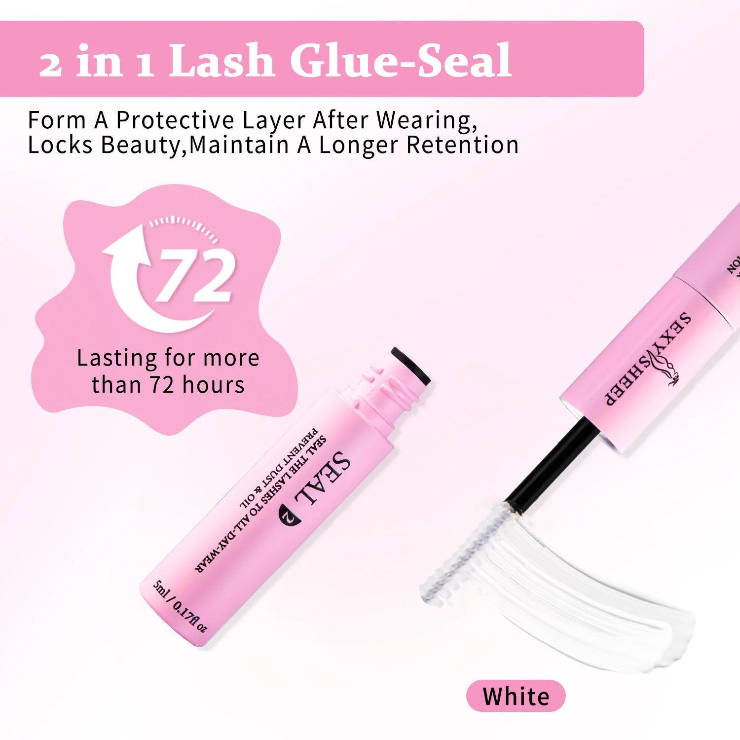 Eyelash Extension Kit DIY Brown Lash Clusters Cosplay Natural Individual Lashes Kit Strong Hold with Lash Bond & Seal Tweezers