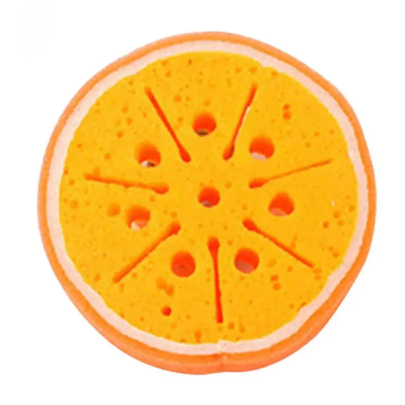 1/4pcs Cute Fruit Shaped Bath Sponge For Body Cleaning Lovely Baby Body Sponges Scrubbers Shower Sponge For Children Kids