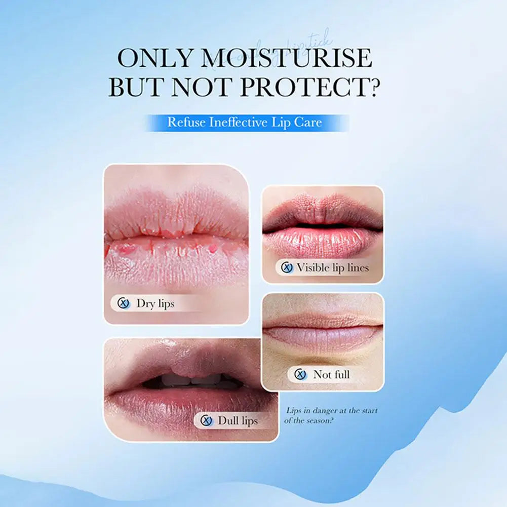 Winter Moisturizing Lip Balm With Hyaluronic Acid Nourishing Shining Hydrating Lip Balm Spf 15+ Sunscreen Lipstick Lip Skin Care