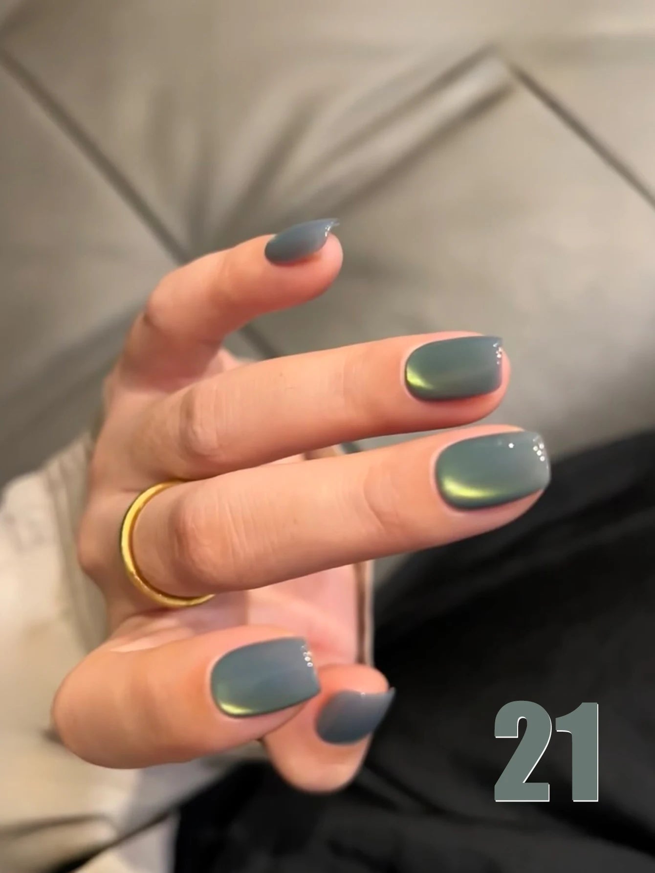 MIANEL 12ml Green Cat Magnetic Gel Nail Polish Spider Lily Varnish Soak Of UV Light Nails Nail Salon Winter Nails 1-21pcs