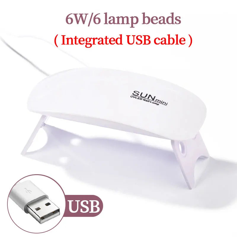 CNHIDS 54W 18 LED Drying Lamp Manicure UV Nail Dryer Curing Gel Nail Polish With USB Smart Timer Sun Light Nail Art Tools