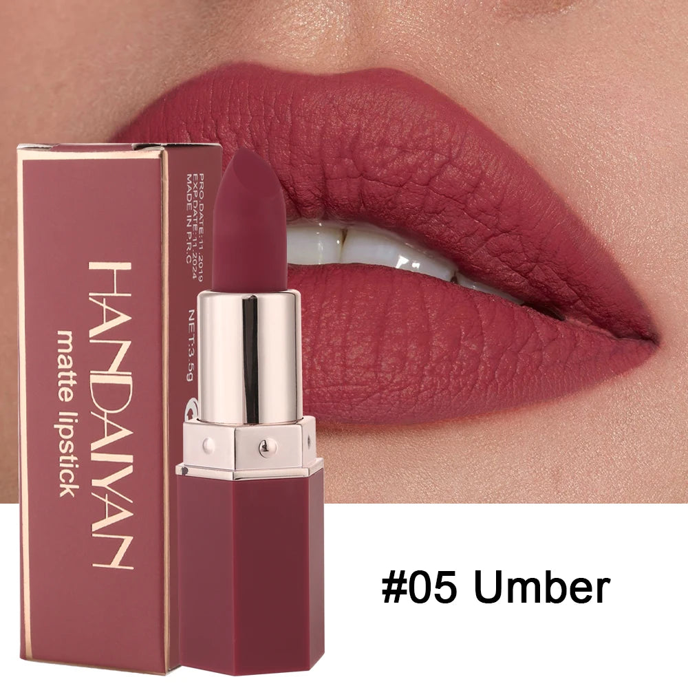 12-Color Matte Lipstick , Non-Fading, Non-Stick Cup Long-Lasting Velvet Finish, Smooth Matte Lip Color Waterproof Smudge-proof