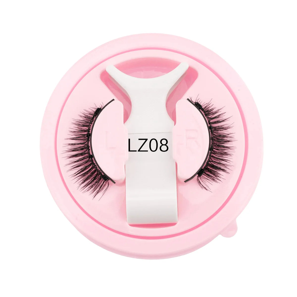New 1 Pair Magnetic Eyelashes Handmade 3D Fluffy Faux Mink Lashes Reusable Natural False Eyelashes Magnetic Tweezers Makeup Set