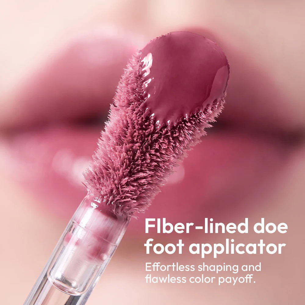 Coconut Water Lip Tint Long-lasting Hydration Flawless Full Color Glossy Finish Non-Sticky Waterproof Smudge-Resistant Lip Tint