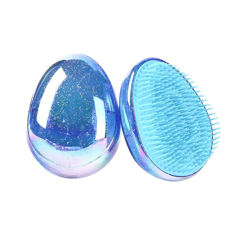 1PC Mini Tangle Hair Brush Round Shape Soft Hairbrush Detangling Hair Brush Hair Styling Hairdressing Comb For Travel