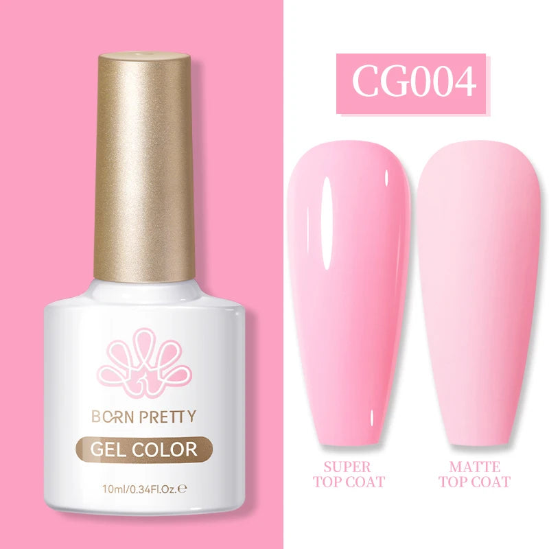BORN PRETTY 10ML Nail Gel Polish Soak Off UV LED Semi Permanent Nail Salon Home Design French Nails Manicure Gel Nails