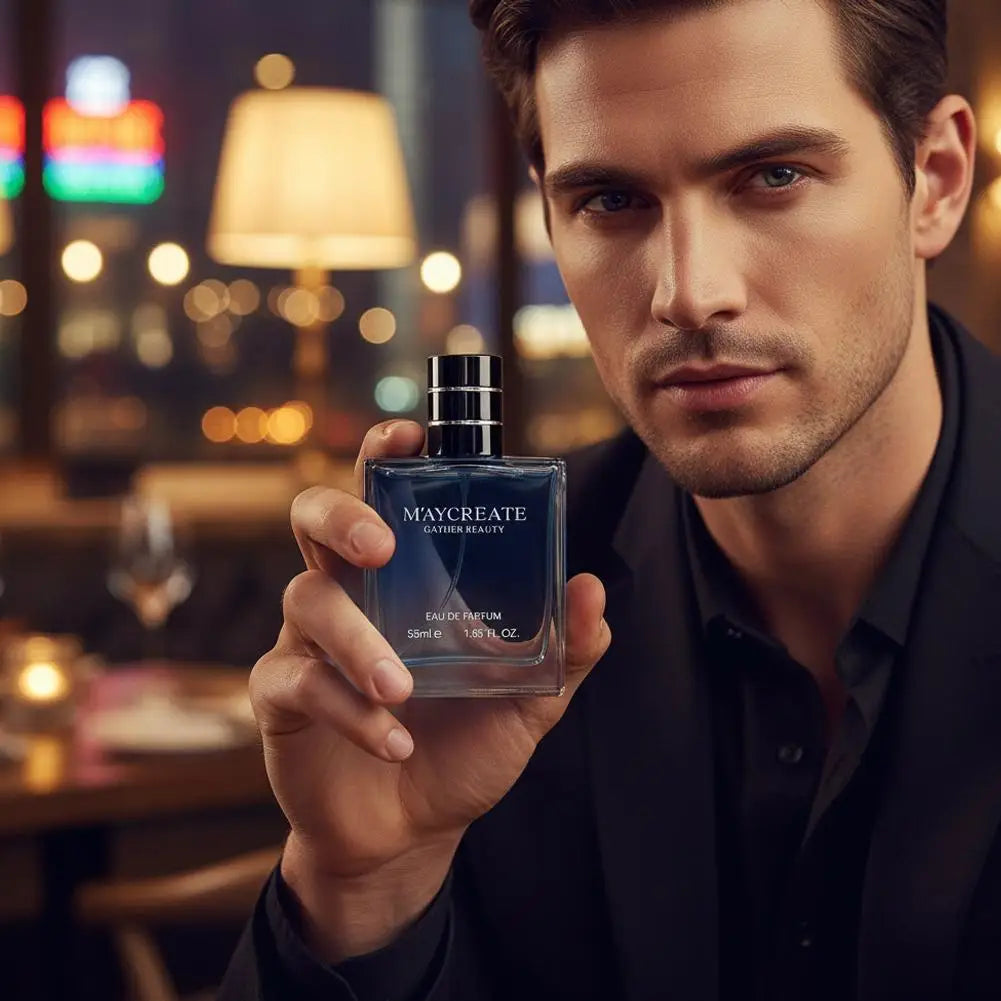 55ml Men's Cologne Perfume Spray Gu Long, Woody Long-lasting Fresh Charm Light Fragrance Floral Fragrance