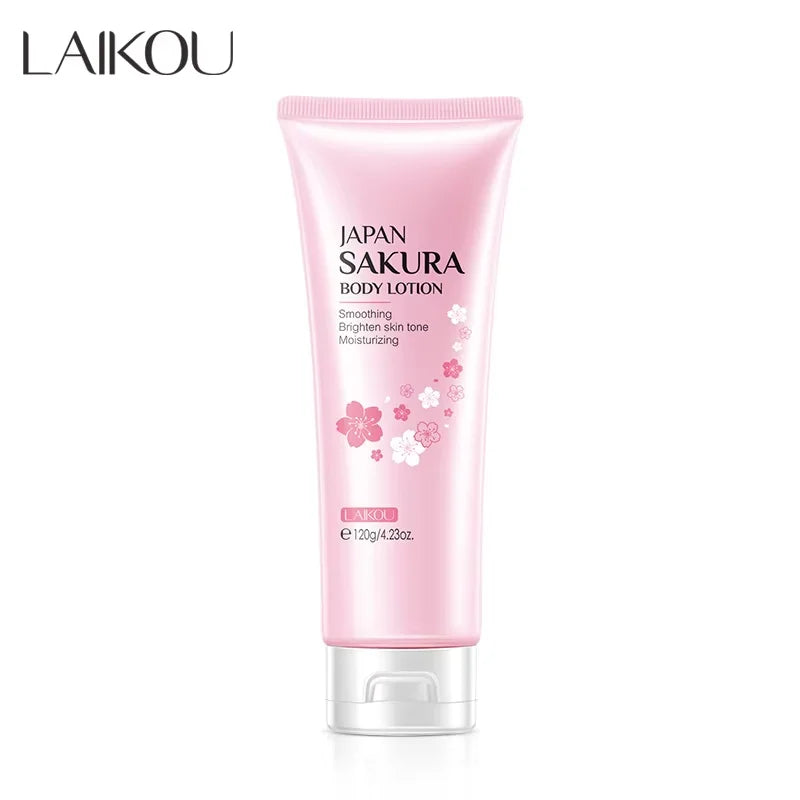 Laikou Cherry Blossom Body Lotion Moisturizing & Repairing  Winter Chapped Skin Care Moisturizing Without Greasiness 200g/120g