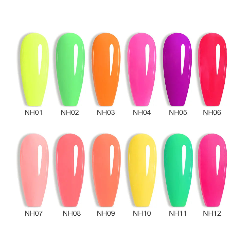 VENALISA NEW 7.5ml Neon Summer Nail Gel Polish Color Nail Lacquer SoakOff UV LED Colorful Long Lasting CANNI Nail Varnish Polish