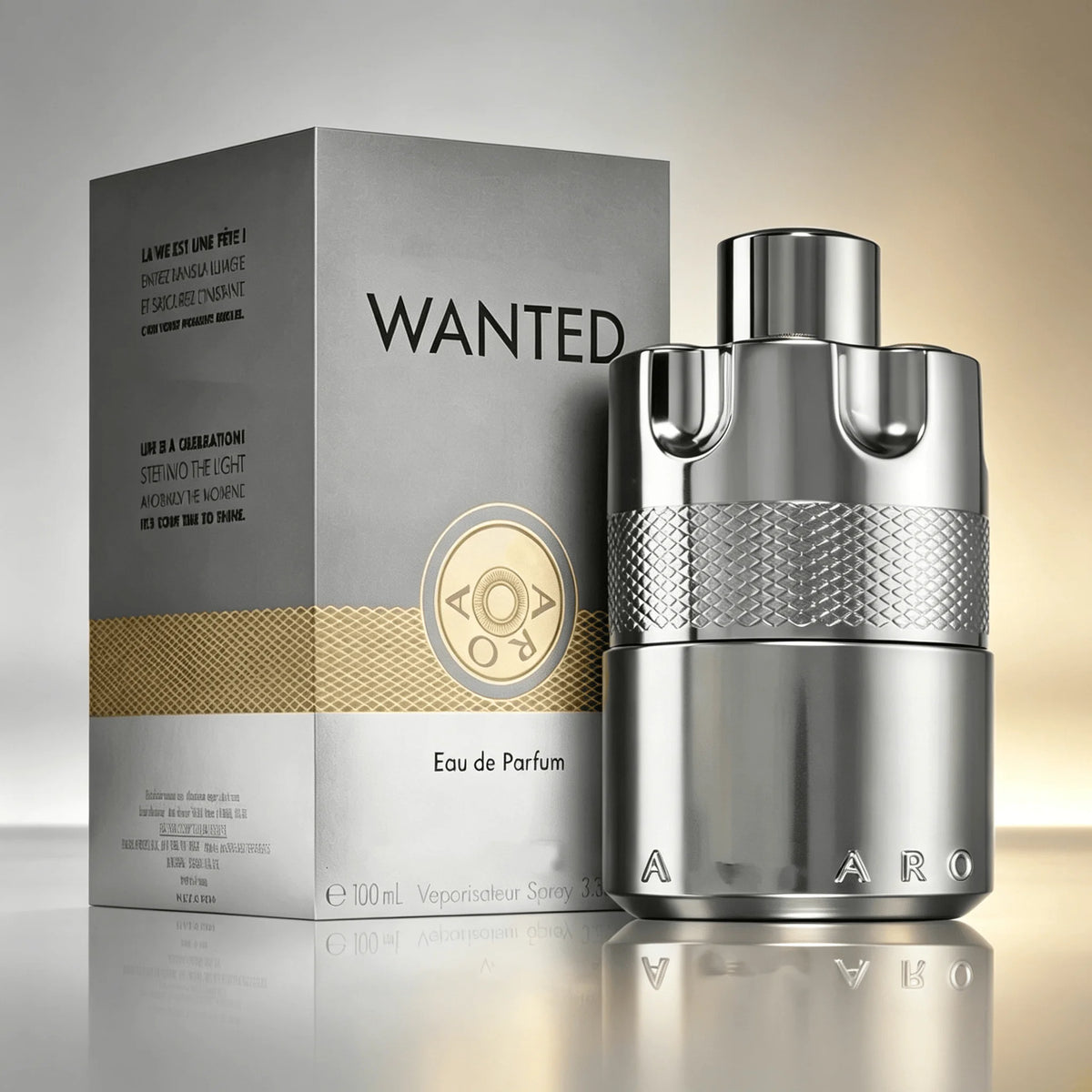 Azzsaro Wanted Eau De Parfum Spray 100ml 3.3 Fl Oz Men Perfume Long‑Lasting Woody Spicy Scent Luxury Cologne Fragrance Original Boxed Gift for Him Daily Dating Wedding Party Body Spray