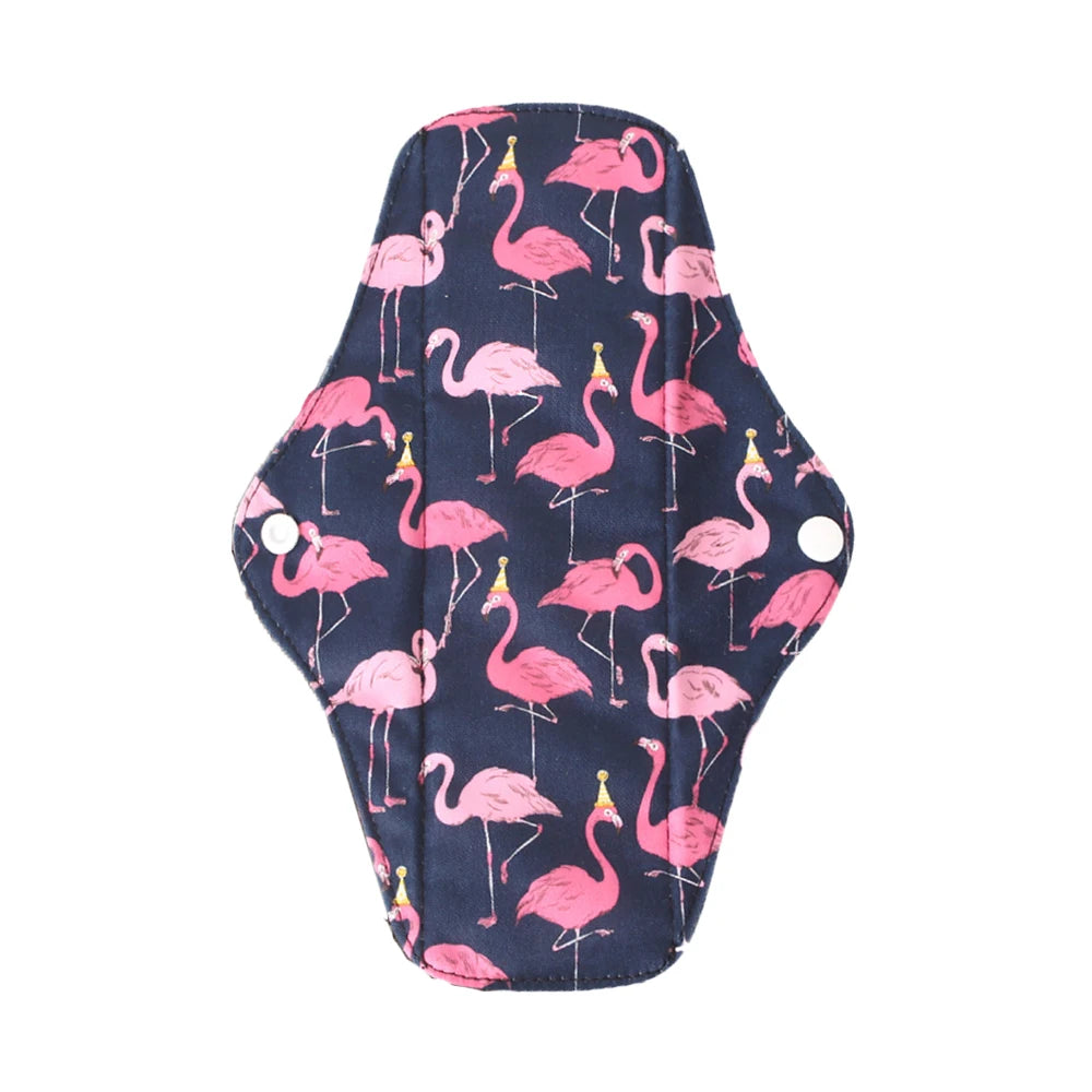 Lady Care Washable Panty Liner Reusable Sanitary Towels Bamboo Charcoal Women's Menstrual Cotton Pads For Monthly Period Relief