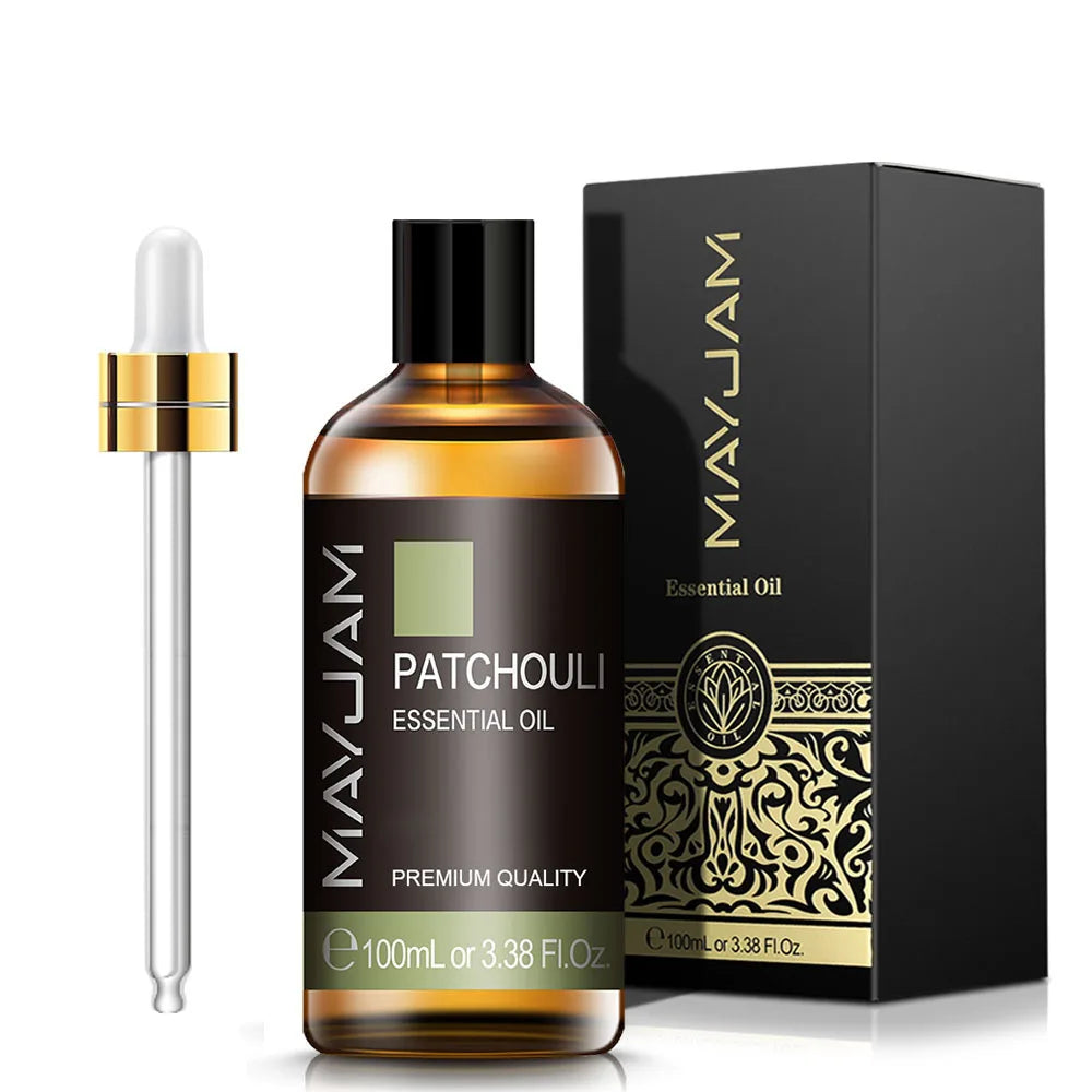 MAYJAM 100ML Pure Natural Aroma Essential Oil Patchouli Rosemary Peppermint Frankincense Sandalwood Cinnamon for Diffuser