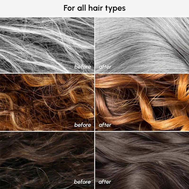 Rice puree hair care essential oil, smooth and repairing conditioner, used to improve frizzy, damaged, split ends, dry hair