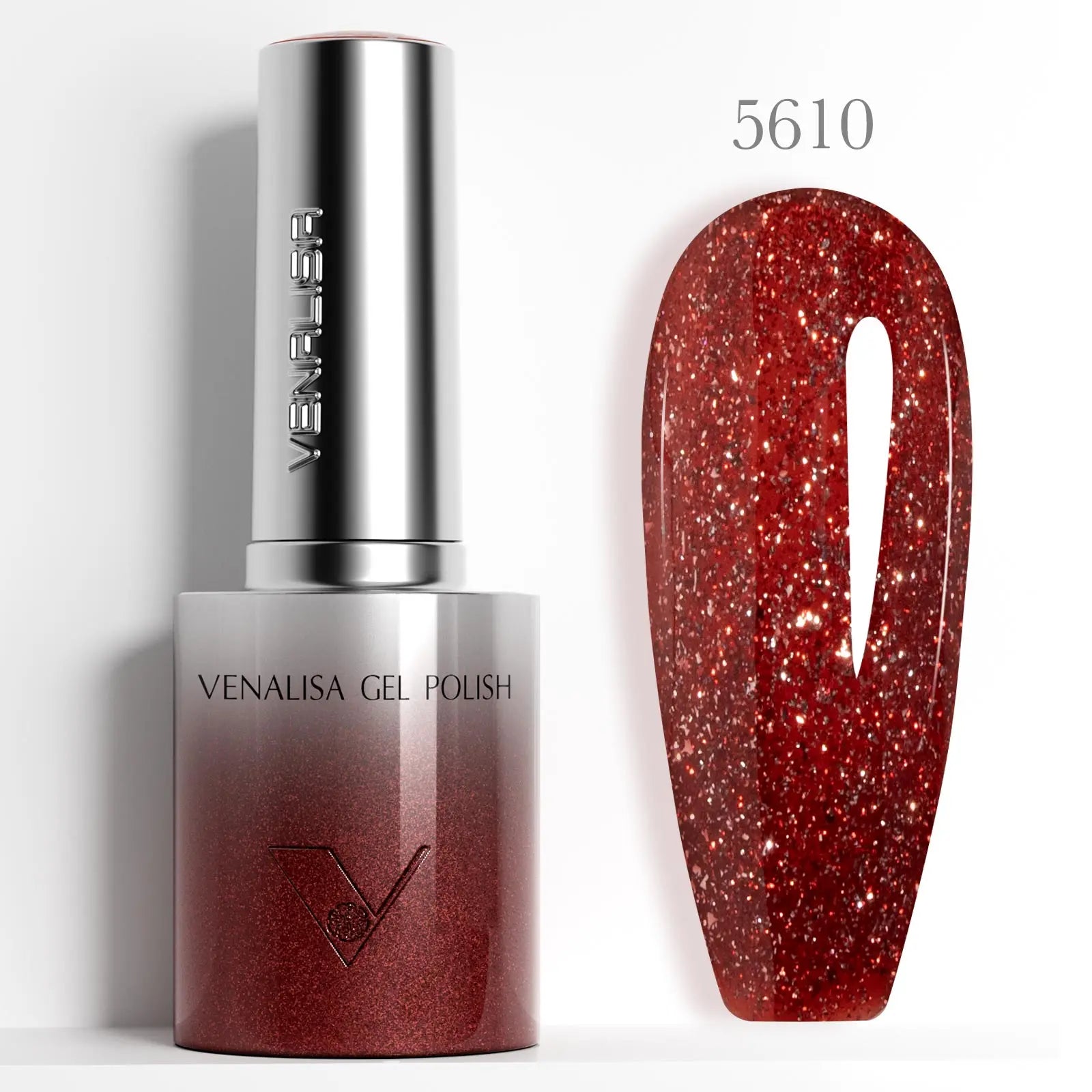 Venalisa 10ml Hema & TPO Free Ultra Cat Eye Effect Nail Gel Polish Soak Off UV LED Long Wear Sparkle Bling Gel Varnish