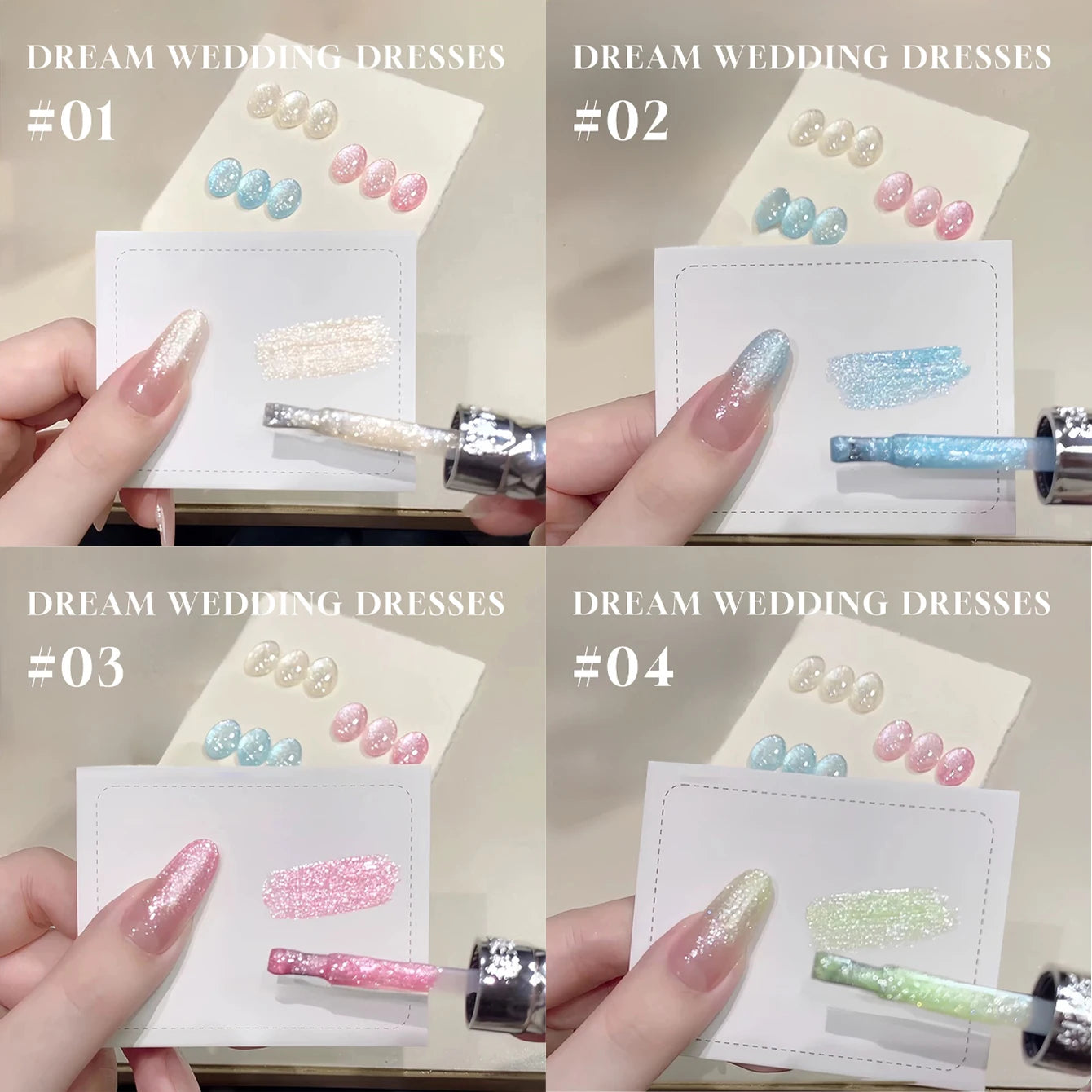 MIANEL 1pcs 12ML Summer Dream Dress Fine Glitter Gel Nail Polish 2025 New Style Popular Whitening Glitter Crushed Diamond