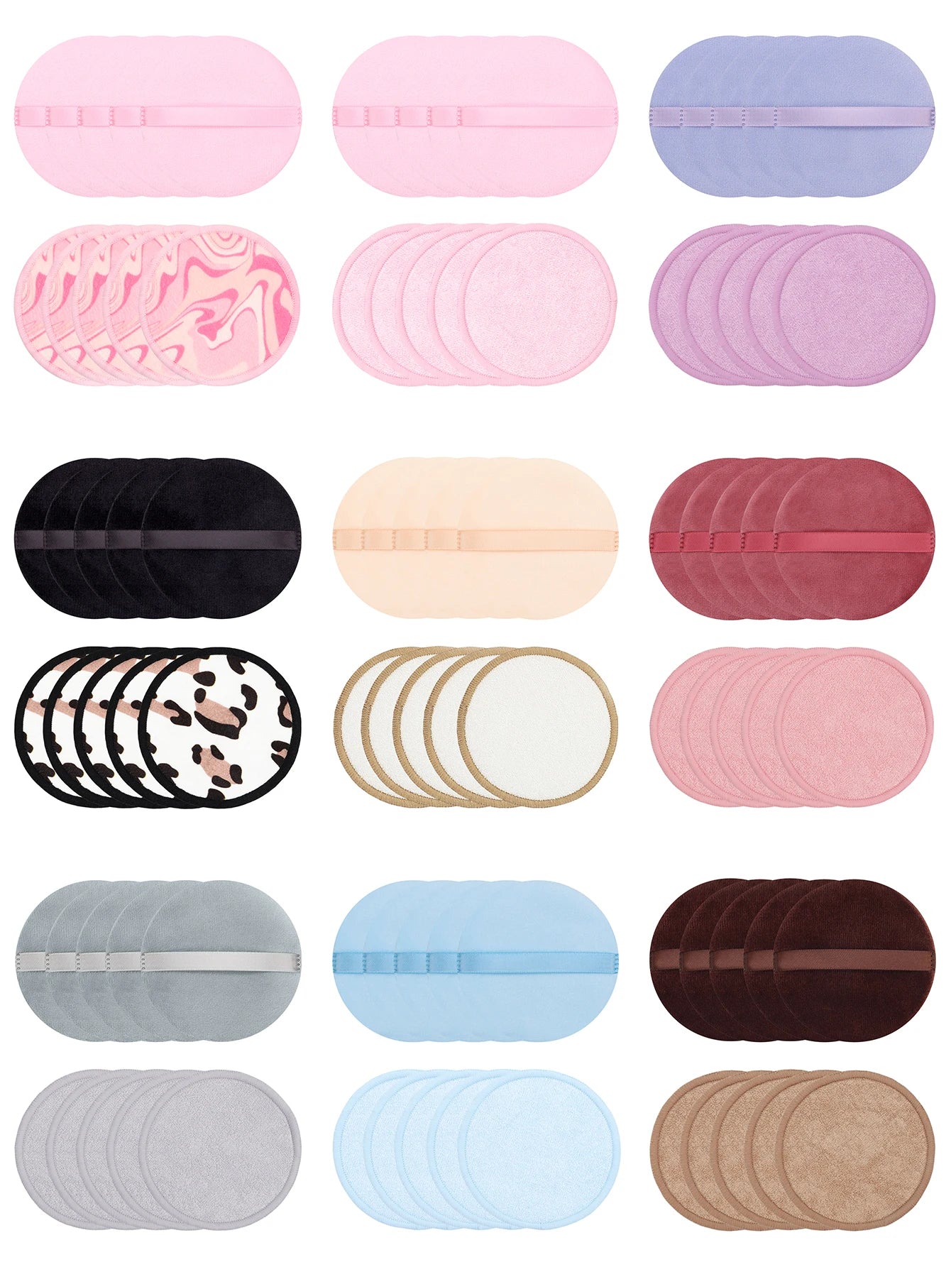 10Pcs Makeup Remover Pads Can Be Soaked in Water and Can Be Removed with Facial Makeup It Can Also Be Used with Makeup Remover.