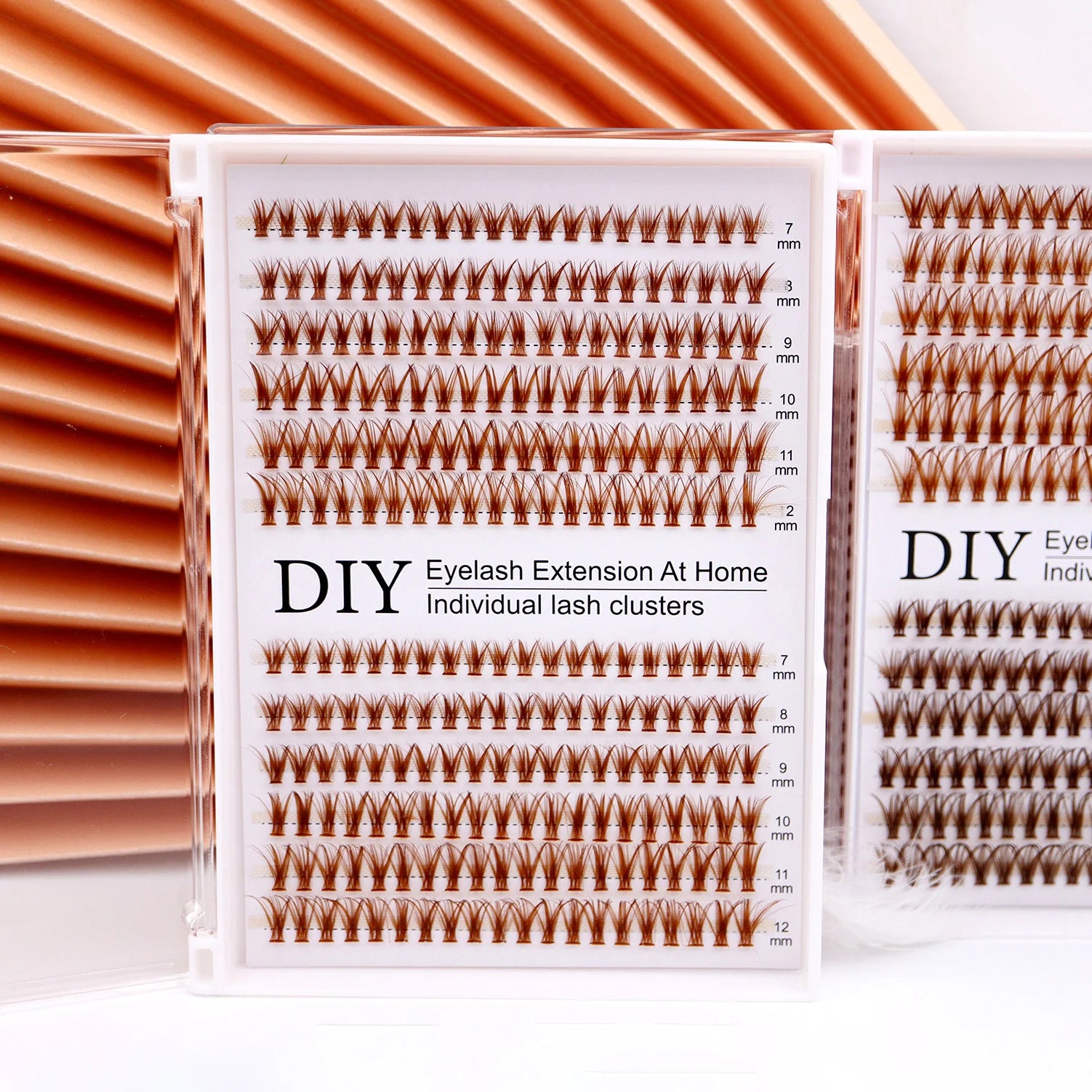 30D mixed Cluster Colored Cluster Eyelashes for Extension brown lashes Natural Faux Mink Eyelashes Individual Makeup Cilia SILK